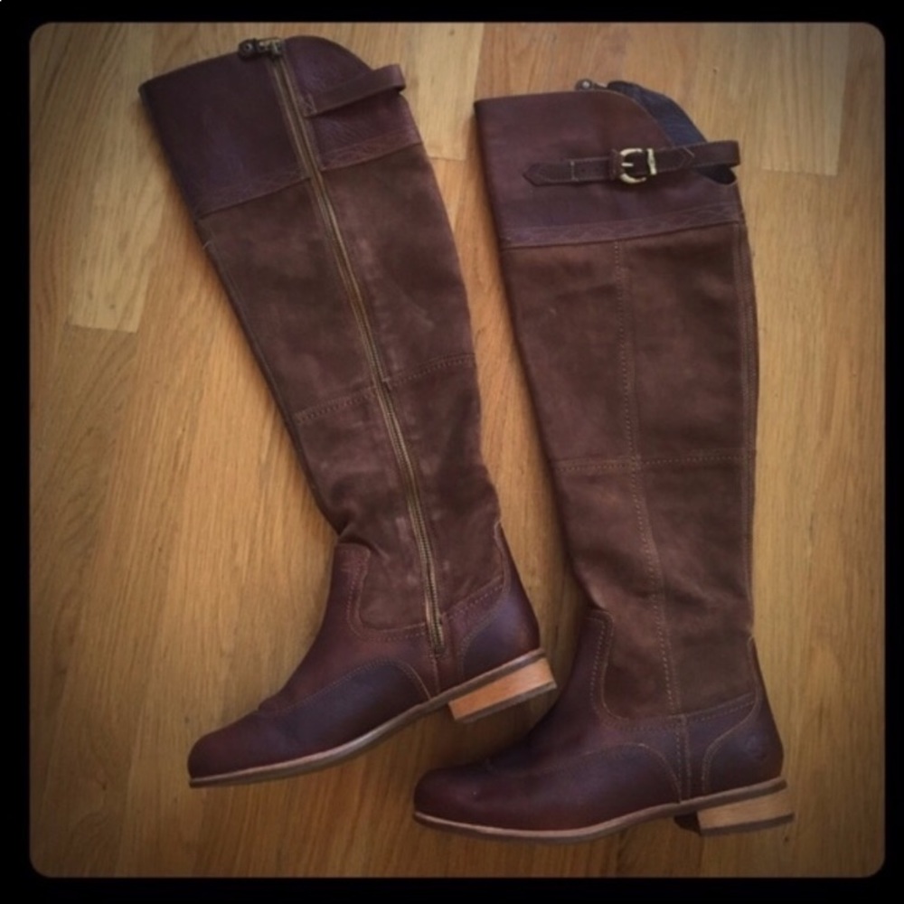 NIB Timberland Wiltshire Brown Knee High Boots 5.5